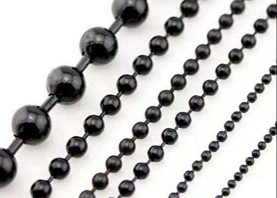 4X6 Stainless Steel Decorative Wire Mesh Ball Chain 8mm Diameter Customized